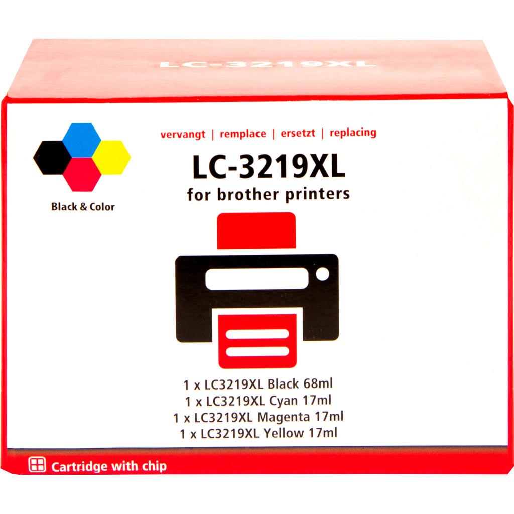 Marque distributeur LC-3219XL Lot de 4 couleurs pour Brother (LC-3219XL)