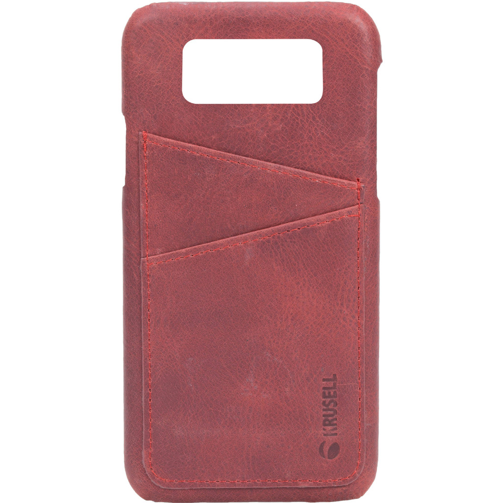Krusell Sunne Card Samsung Galaxy S9 Plus Coque arrière Rouge