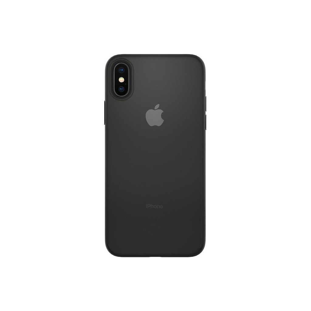 Spigen Air Skin Coque arrière Apple iPhone X Noir