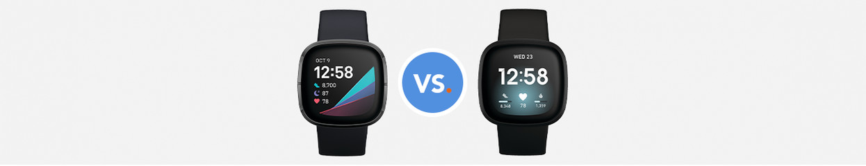 Difference fitbit sense discount and versa 3