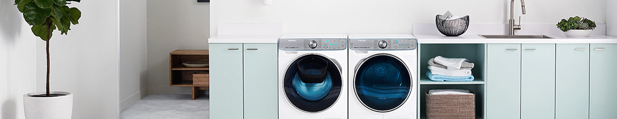 L'espace lave-linge, lave-linge ouverture dessus chez Connexion