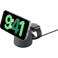 Belkin Boost Charge Pro MagSafe 2-in-1 Wireless Charger 15W with Stand Black