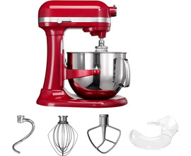 Bowl-lift stand mixer, 6.6L, HEAVY DUTY, White - KitchenAid