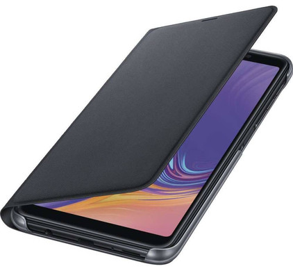 converteerbaar punt veeg Samsung Galaxy A7 (2018) Wallet Book Case Zwart - Coolblue - Voor 23.59u,  morgen in huis