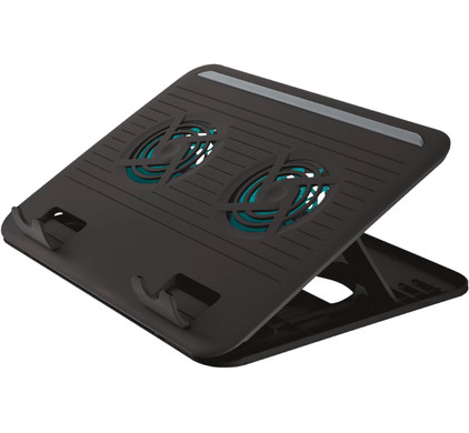 Trust Cyclone Laptop Cooling Stand - Coolblue - Voor 23.59u, morgen in huis