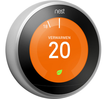 Google Nest Learning Thermostat V3 Premium Zilver
