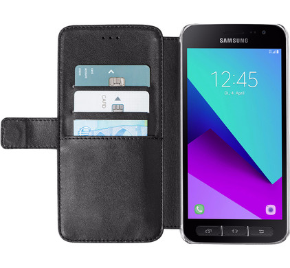 Geval Manieren Microbe Azuri Wallet Magneet Samsung Galaxy Xcover 4 / 4s Book Case Zwart -  Coolblue - Voor 23.59u, morgen in huis
