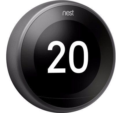 Google Nest Thermostaat Zwart