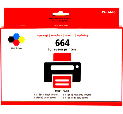 Epson 664 Bouteilles d'Encre Pack Combiné Couleur - Coolblue