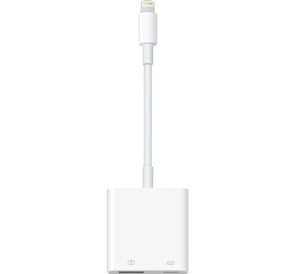 Adaptateur Apple Lightning vers appareil photo USB-3 - Coolblue - avant  23:59, demain chez vous