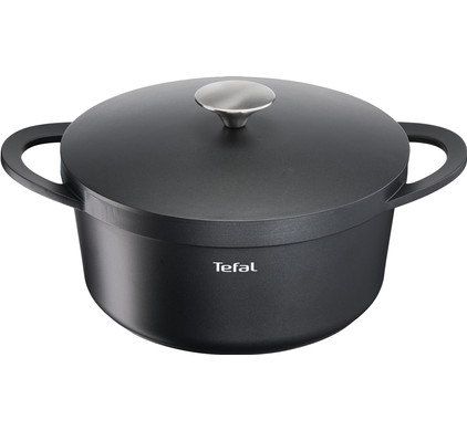 Tefal E21846 Trattoria braadpan 24 cm - Gegoten aluminium voor warmtebehoud - Coating met titanium