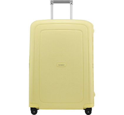 Pastel store yellow suitcase