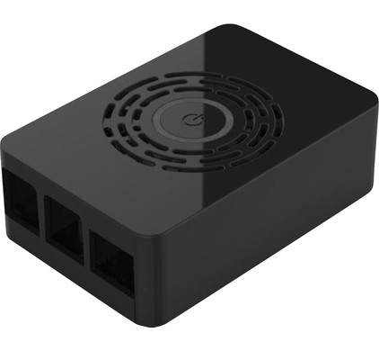 Multicomp Pro Raspberry Pi 4 behuizing - Power knop - Zwart - Coolblue ...