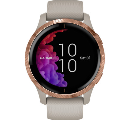 Garmin Venu Rosé Goud/Beige - Coolblue - Voor 23.59u, morgen in huis