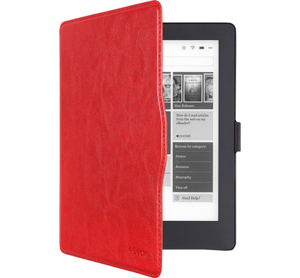 Gecko Covers Kobo Aura H2O (édition 2) Slimfit Housse Rouge