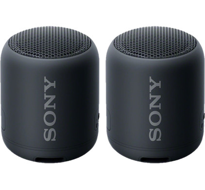 Sony SRS-XB12 Duo Pack Zwart