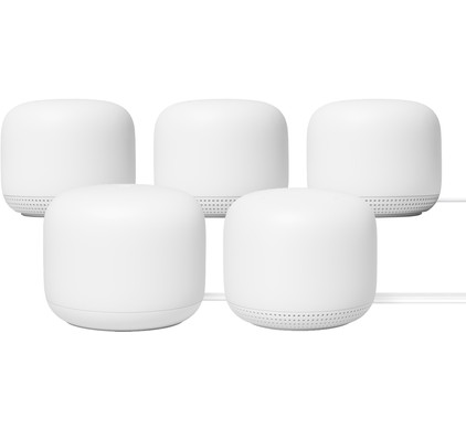 Google Nest Wifi Wit 5-Pack Multiroom wifi