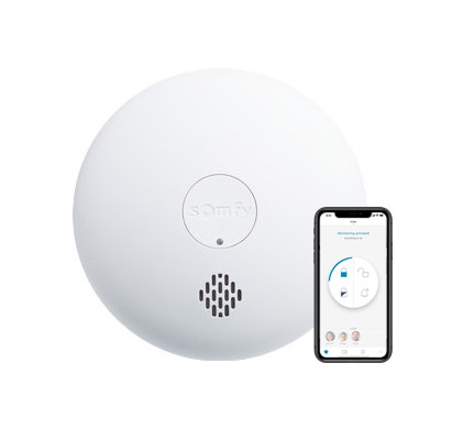 Test du détecteur de fumée connecté Somfy compatible avec Home Alarm et  Somfy One