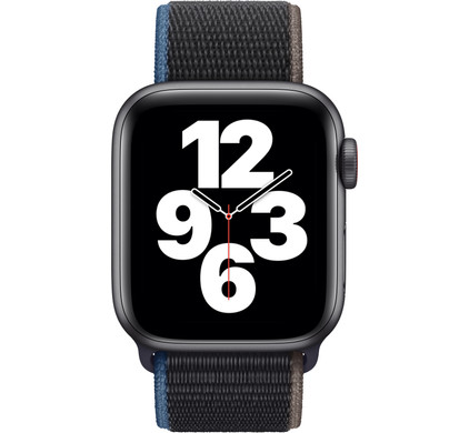 Apple Watch SE 4G 40mm Space Gray Aluminum Charcoal Nylon Sport