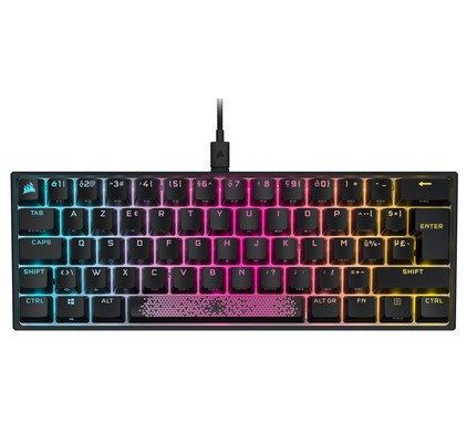 Corsair K65 RGB Clavier de Jeu Mécanique Compact Cherry MX Red