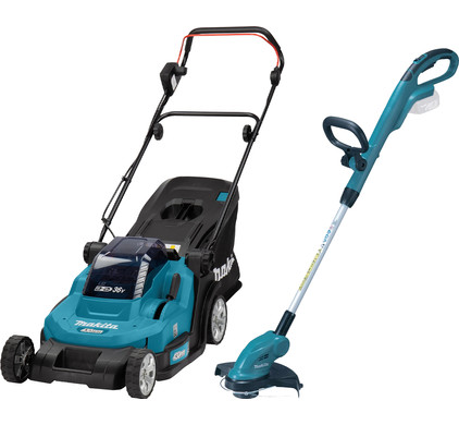 Makita DLM432CT2 + Makita DUR181Z incl. 5,0 Ah accu (2x)