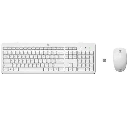 HP 230 - Ensemble clavier et souris / Blanc - 3L1F0AA moins cher 