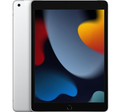 Apple iPad (2021) 10.2 inch 64GB Wifi + 4G Zilver + Zagg Pro Keys Toetsenbord