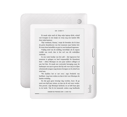 Kobo Libra 2 | Liseuse eBook et AudioBook | Écran Carta HD7'' | Luminosité  Réglable et Température de Couleur | 32Gb | Waterproof