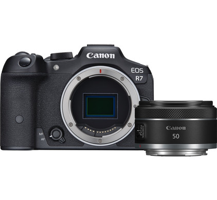Canon EOS R7 + EF-EOS R Adapter + RF 50mm f/1.8 STM