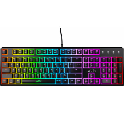 Xtrfy K4-TKL RGB Clavier Gamer AZERTY Blanc - Coolblue - avant 23:59,  demain chez vous