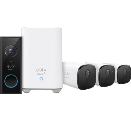 Eufy Eufycam 2 3-Pack + Video Doorbell Battery