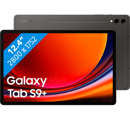 Samsung Galaxy Tab S9 Plus 12.4 inch 512 GB Wifi Zwart