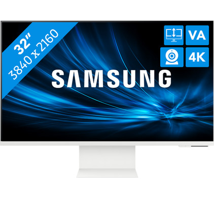 Samsung LS32BM801UUXEN Smart Monitor M8 Wit - Monitoren - Coolblue