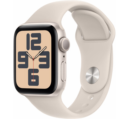 Apple Watch SE (2022) 40mm Starlight Aluminium Sportband S/M