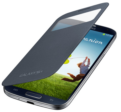 Samsung Galaxy S4 S View Cover Zwart Coolblue - Voor 23.59u, morgen in huis