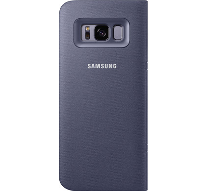 Galaxy S8 LED View Cover Purple - Coolblue 23:59, tomorrow