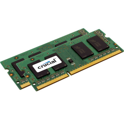 Crucial 8GB Kit 2 x 4GB DDR3L-1600 SODIMM Memory for India