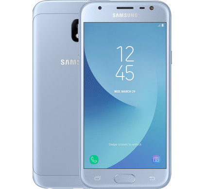 samsung galaxy j3 2017 blue silver