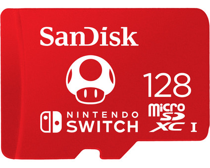 SanDisk MicroSDXC Extreme Gaming 128GB Toad (Nintendo Licensed)