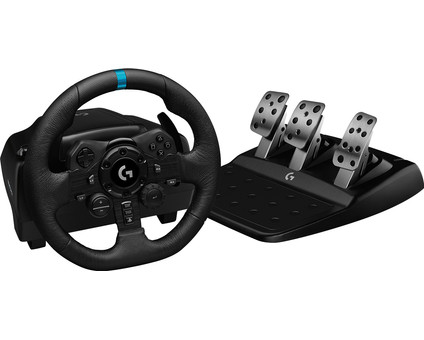 Logitech G923 TRUEFORCE - Volant de Course avec Retour de Force pour PlayStation 5, PlayStation 4 et PC