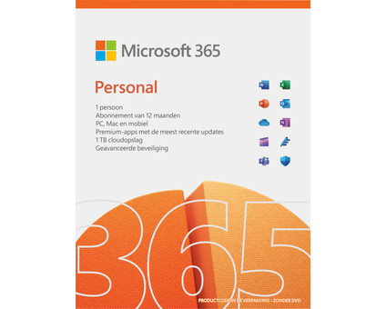Microsoft Office 365 Personal NL Abonnement 1 jaar
