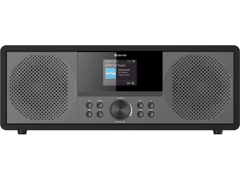 Lenco DIR-70BK - Internet radio met kleurendisplay en Bluetooth - Zwart