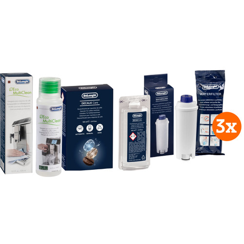 De'Longhi Onderhoudspakket 0,5 jaar + Melkreiniger (schoonmaakmiddel voor koffiezetapparaten)