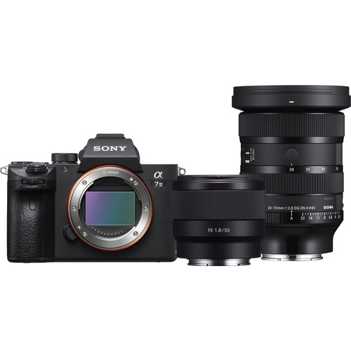Sony A7 III + Sigma 24-70mm f/2.8 DG DN II Art Sony E-mount (systeemcamera)