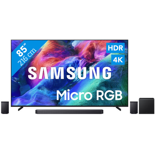 Samsung Micro RGB 85" R85H (2026) + Samsung HW-Q930H (2026) (televisie)
