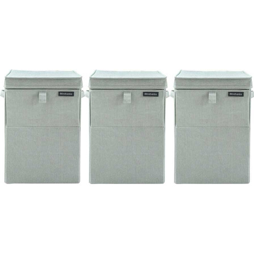 Brabantia Wasboxen Green Triple Pack (wasmand)