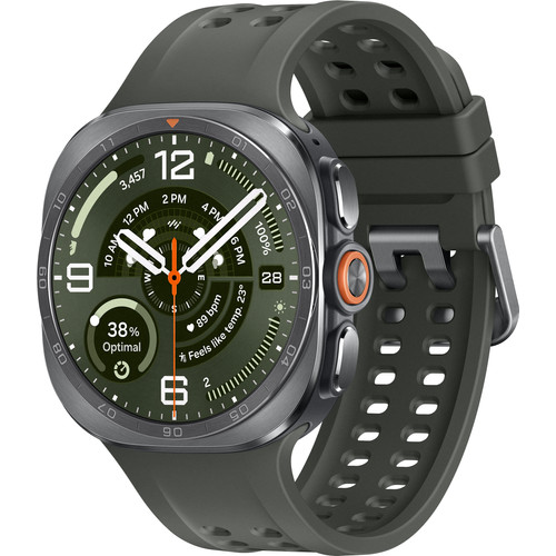 Samsung Galaxy Watch Ultra 2 LTE Titanium Zilver/Groen 47mm (smartwatch)
