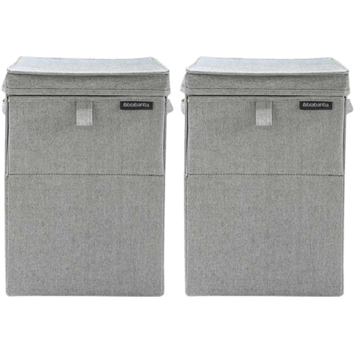 Brabantia Wasboxen Grey Duo Pack (wasmand)