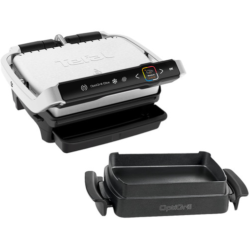 Tefal OptiGrill Elite GC750D + Tefal Snacking & Baking accessoire (contactgrill)