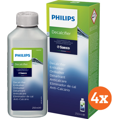 Philips/Saeco CA6700/10 Ontkalker 4 stuks (ontkalker voor koffiezetapparaten)